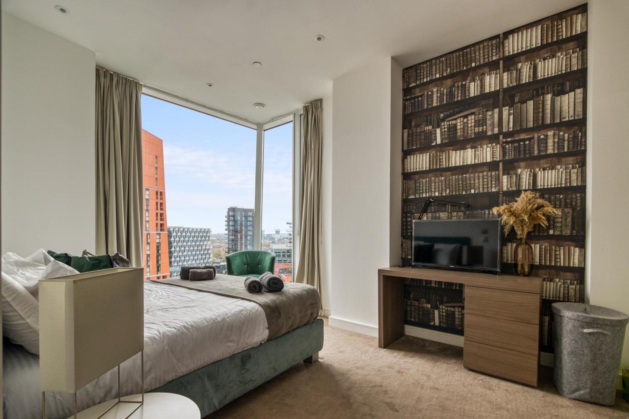 Apartamento Stunning 360º View Luxurious Penthouse Londres Exterior foto