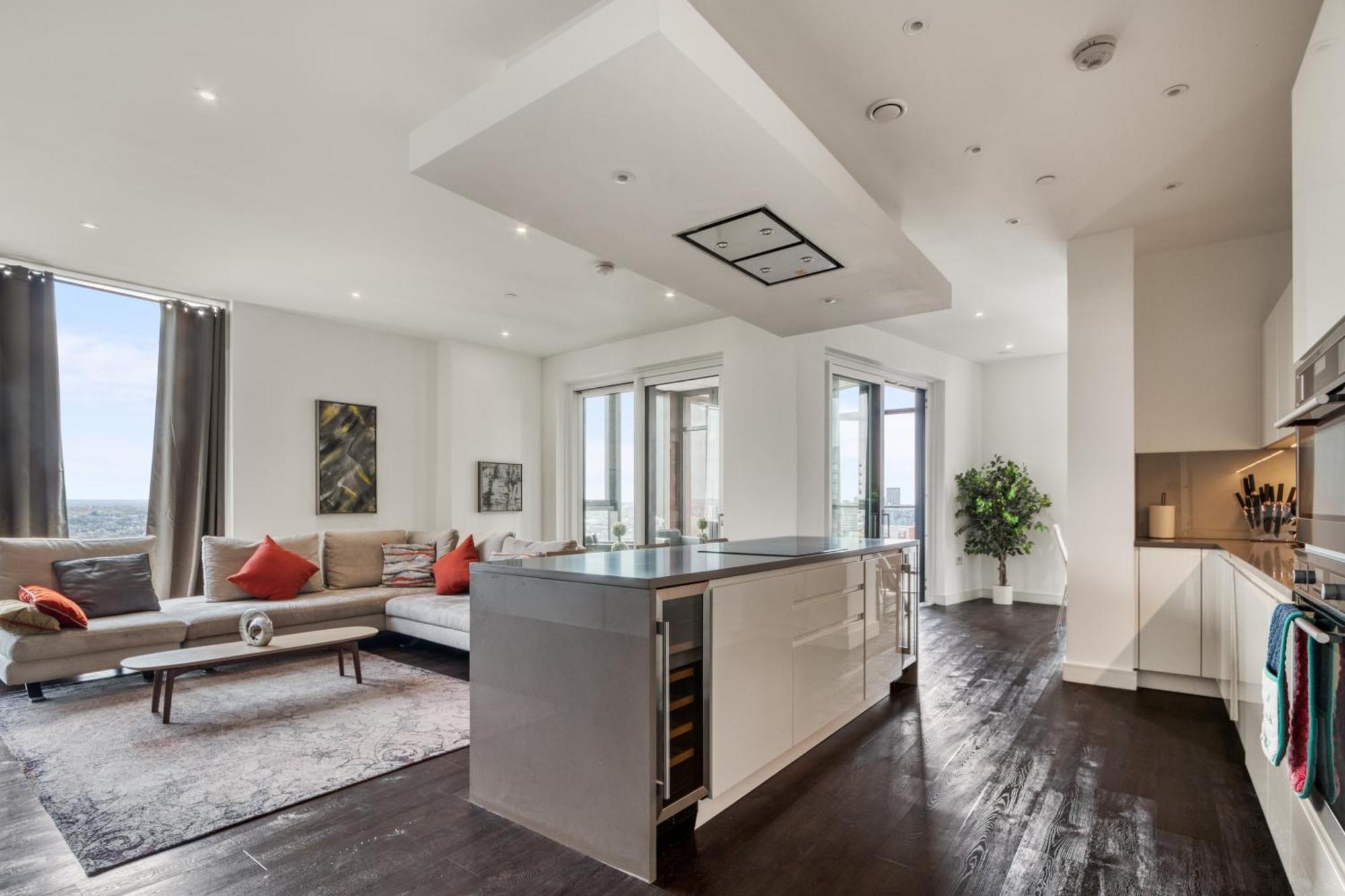 Apartamento Stunning 360º View Luxurious Penthouse Londres Exterior foto